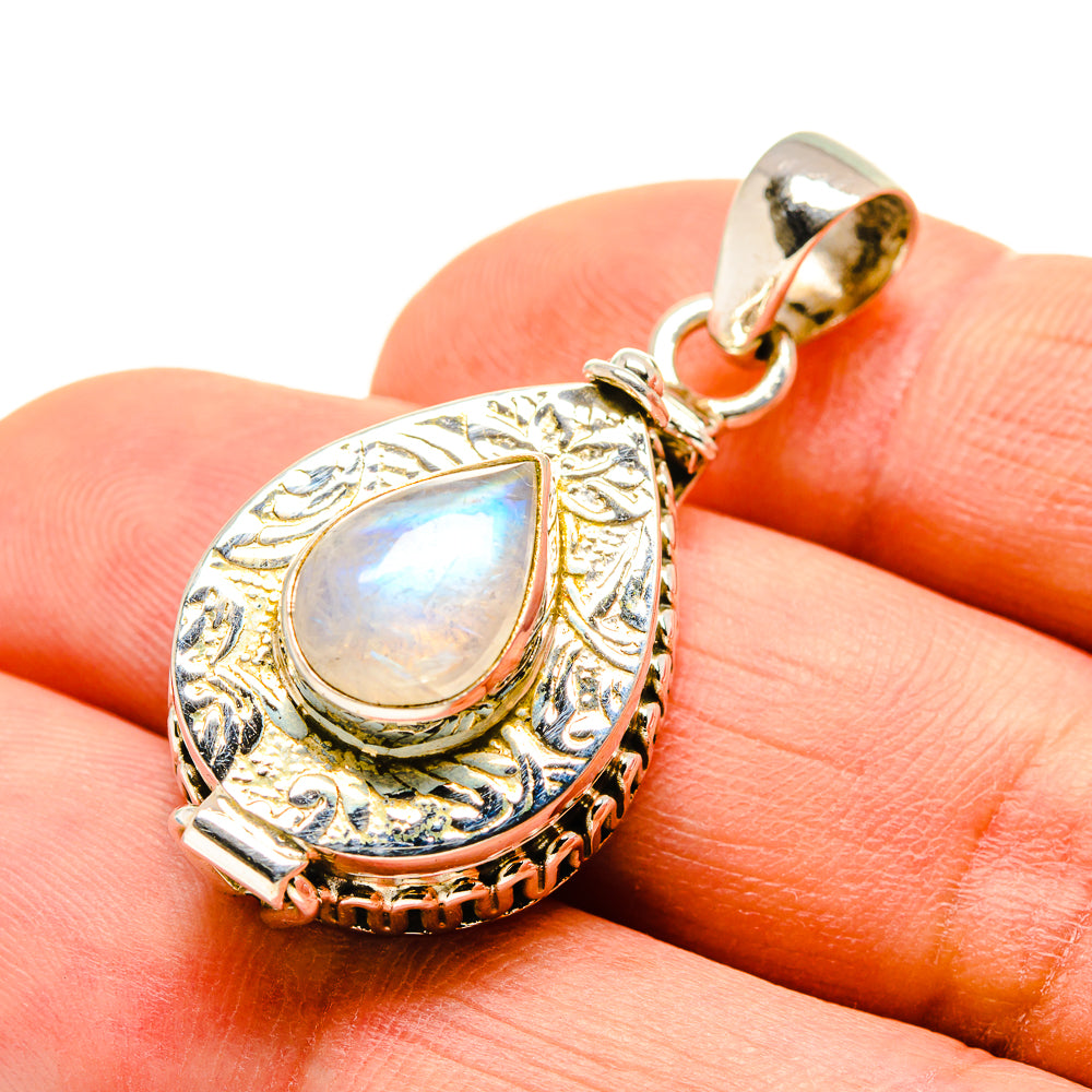 Rainbow Moonstone Pendants handcrafted by Ana Silver Co - PD755171