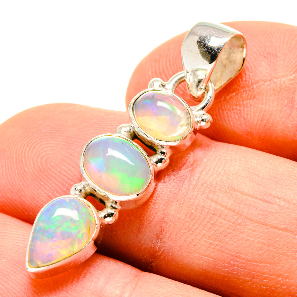 Ethiopian Opal Pendants handcrafted by Ana Silver Co - PD755178