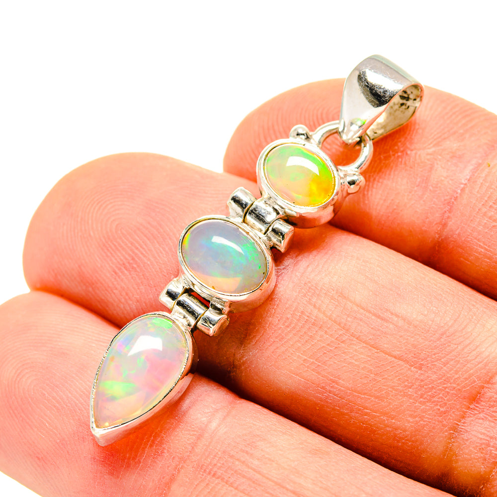 Ethiopian Opal Pendants handcrafted by Ana Silver Co - PD755179