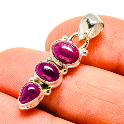 Pink Tourmaline Pendants handcrafted by Ana Silver Co - PD755180