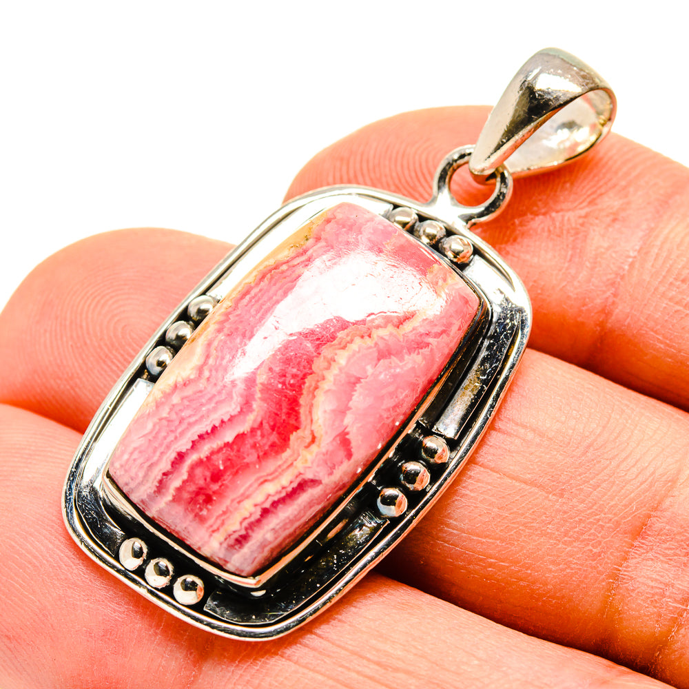 Rhodochrosite Pendants handcrafted by Ana Silver Co - PD755189