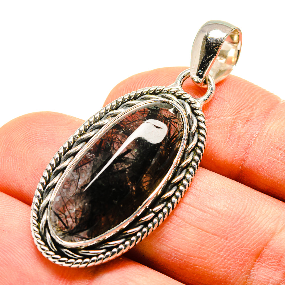 Tourmalinated Quartz Pendants handcrafted by Ana Silver Co - PD755200