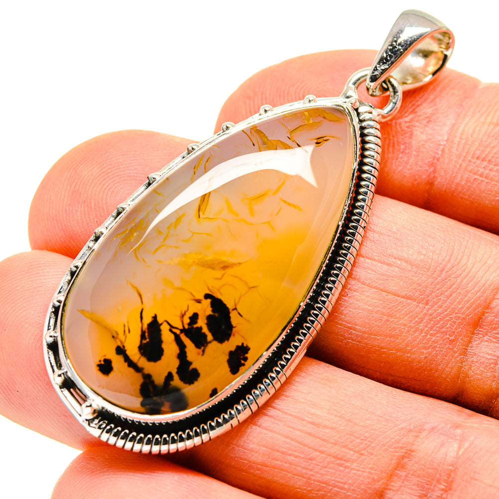 Montana Agate Pendants handcrafted by Ana Silver Co - PD755210