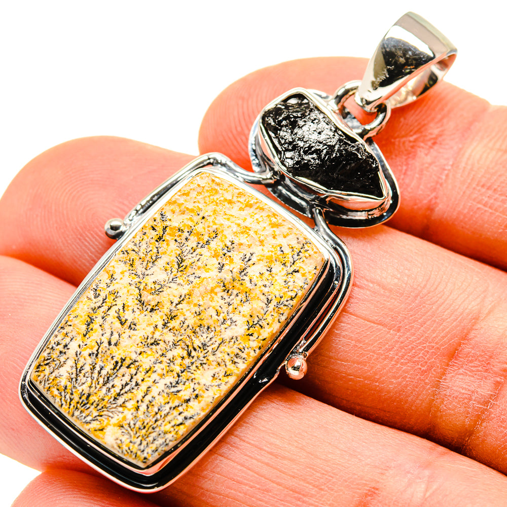 Germany Psilomelane Dendrite Pendants handcrafted by Ana Silver Co - PD755217