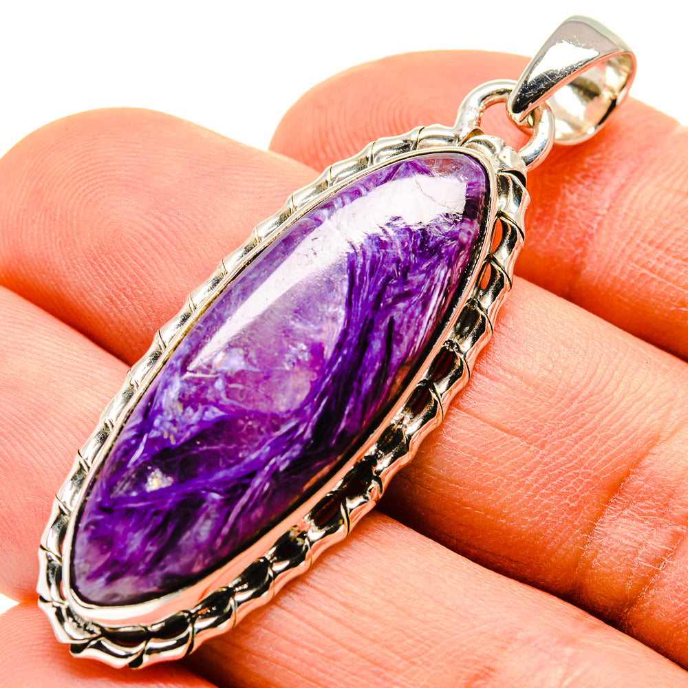 Charoite Pendants handcrafted by Ana Silver Co - PD755218