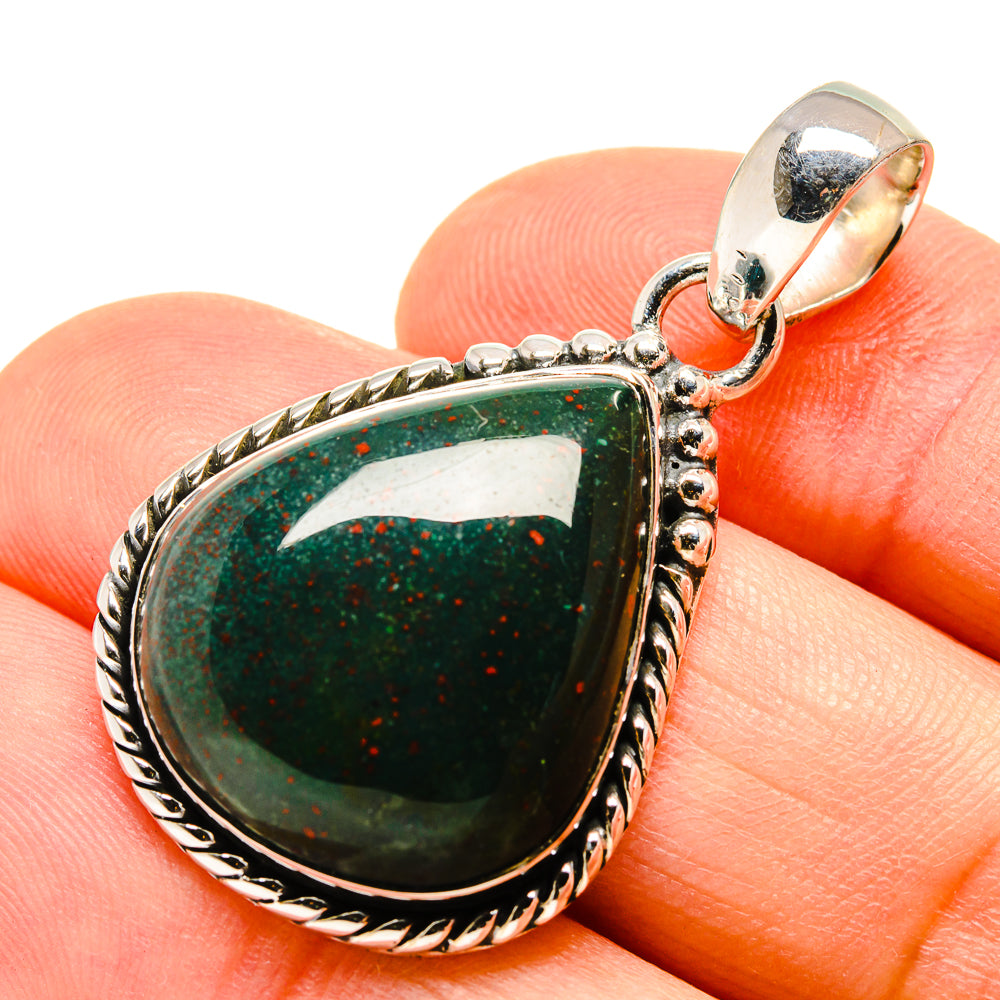 Bloodstone Pendants handcrafted by Ana Silver Co - PD755221