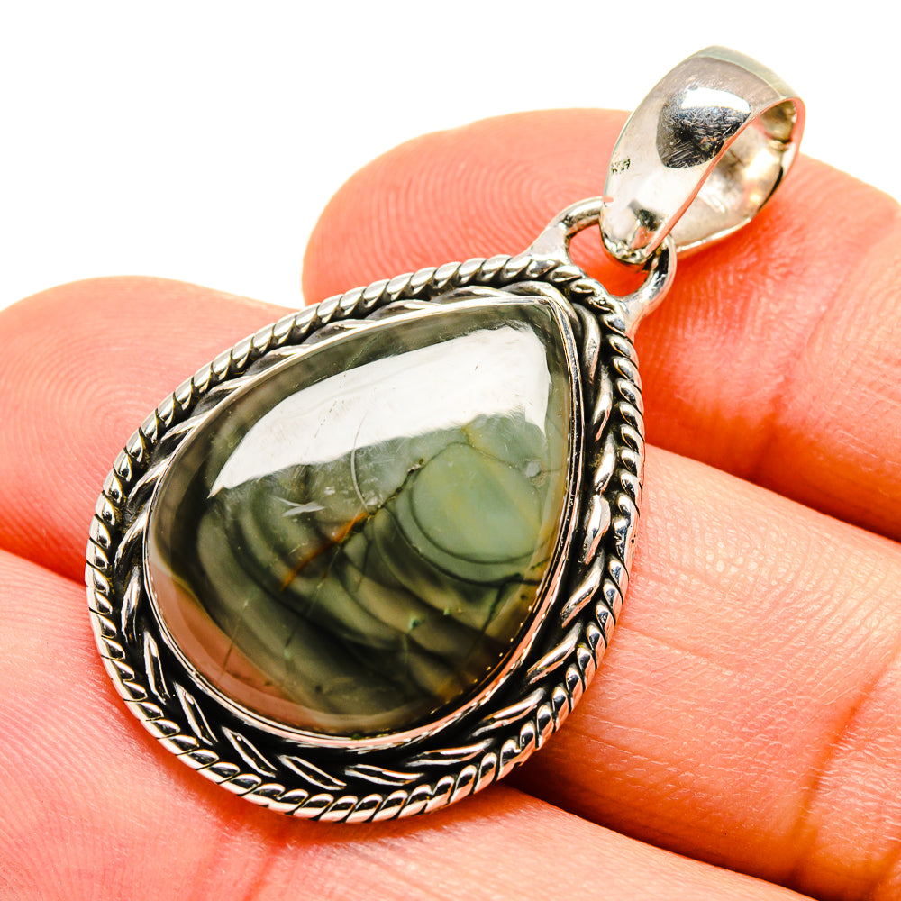Willow Creek Jasper Pendants handcrafted by Ana Silver Co - PD755237