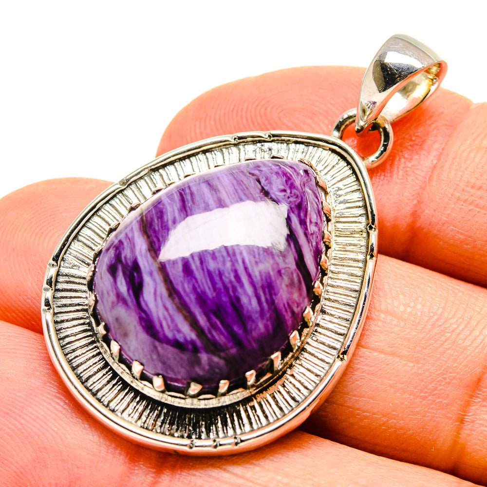 Charoite Pendants handcrafted by Ana Silver Co - PD755247