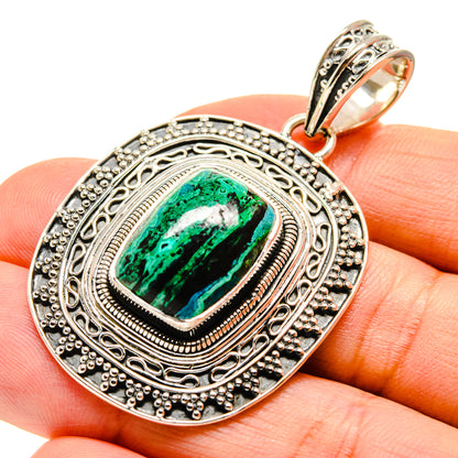 Chrysocolla Pendants handcrafted by Ana Silver Co - PD755251