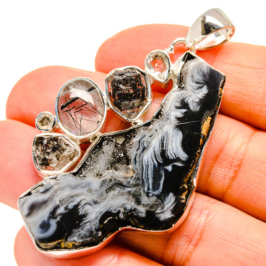 Occo Geode Slice Pendants handcrafted by Ana Silver Co - PD755257