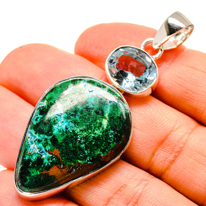 Chrysocolla Pendants handcrafted by Ana Silver Co - PD755259
