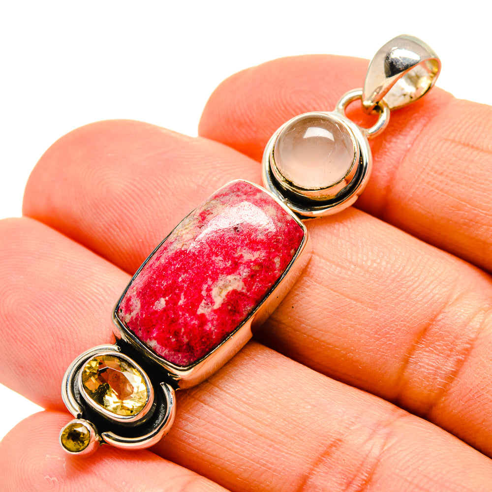 Thulite Pendants handcrafted by Ana Silver Co - PD755265