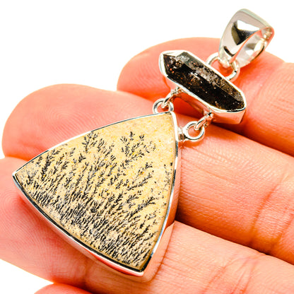 Germany Psilomelane Pendants handcrafted by Ana Silver Co - PD755269