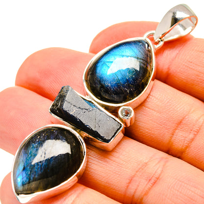 Labradorite Pendants handcrafted by Ana Silver Co - PD755272
