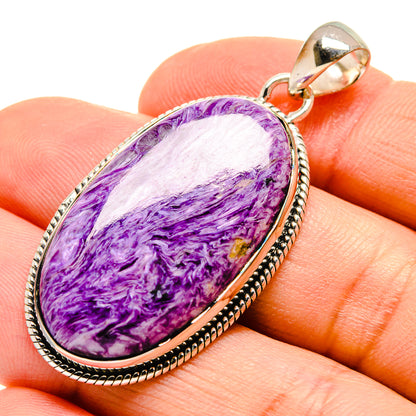 Charoite Pendants handcrafted by Ana Silver Co - PD755273