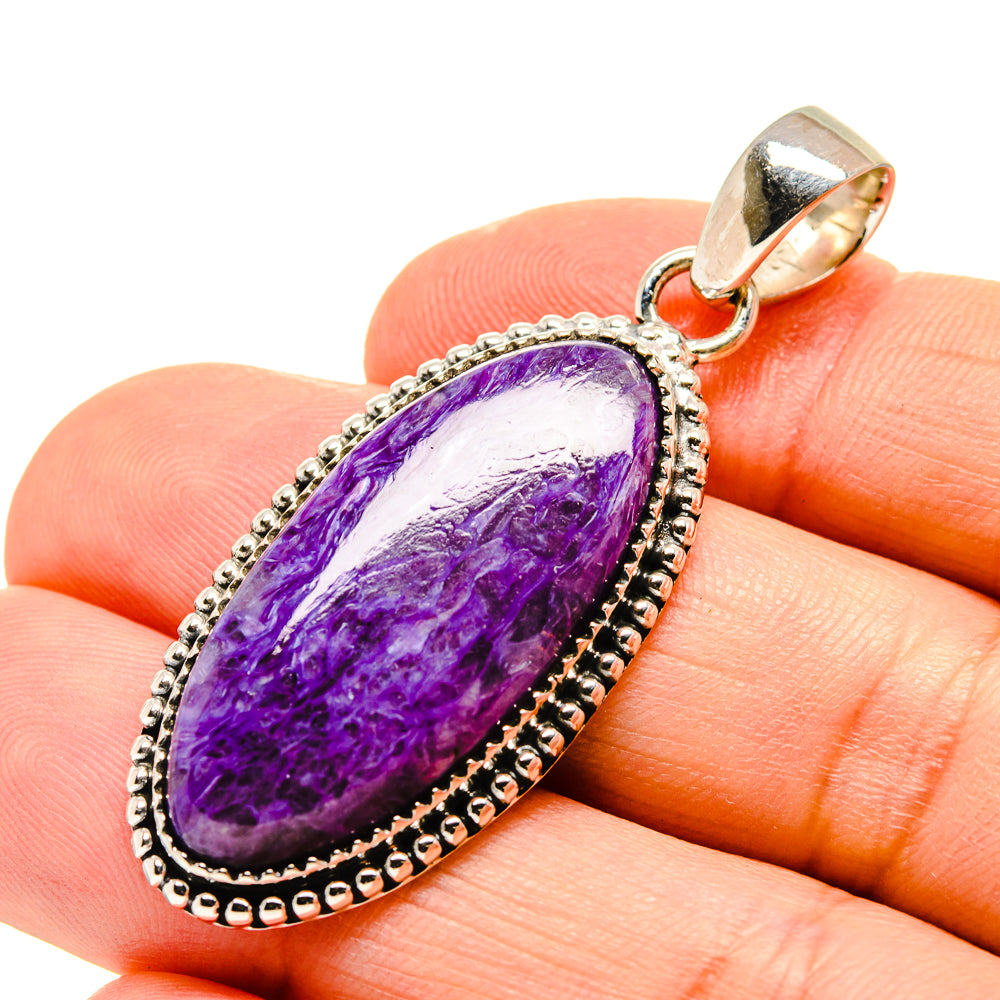 Charoite Pendants handcrafted by Ana Silver Co - PD755274