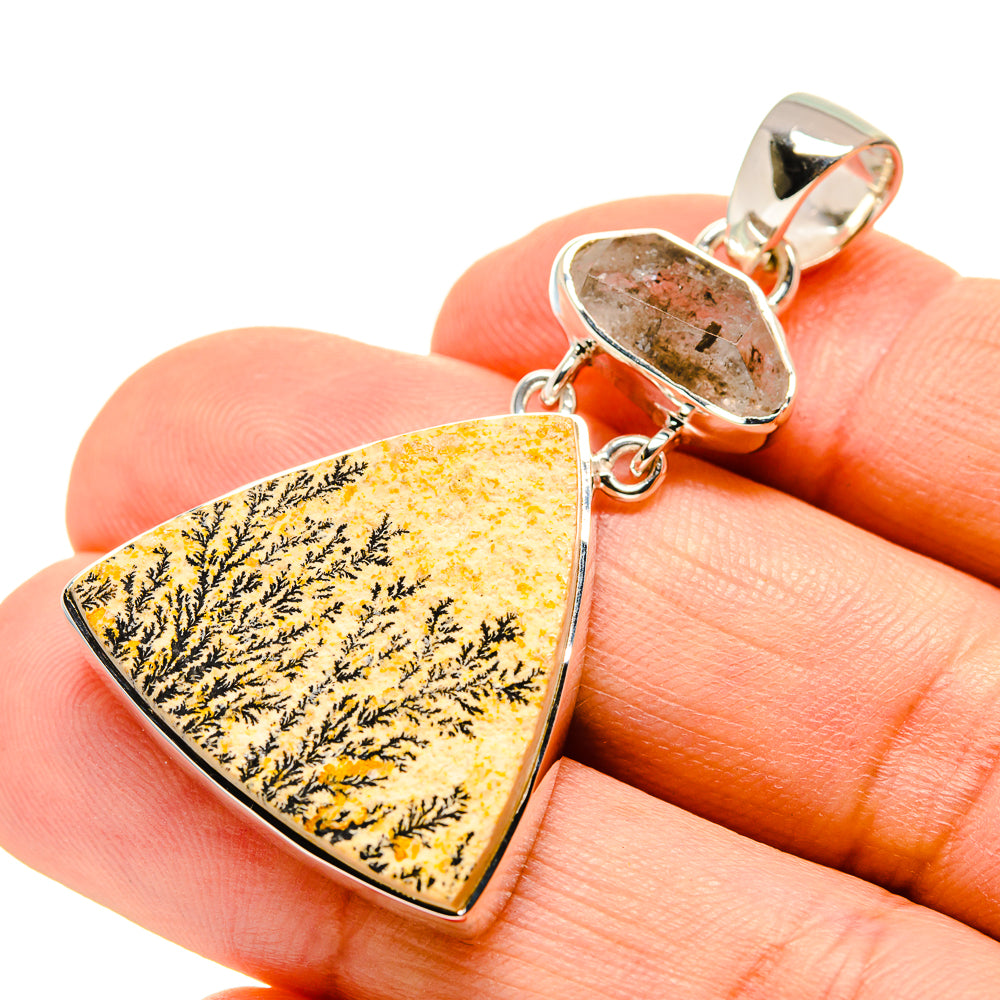 Germany Psilomelane Pendants handcrafted by Ana Silver Co - PD755279