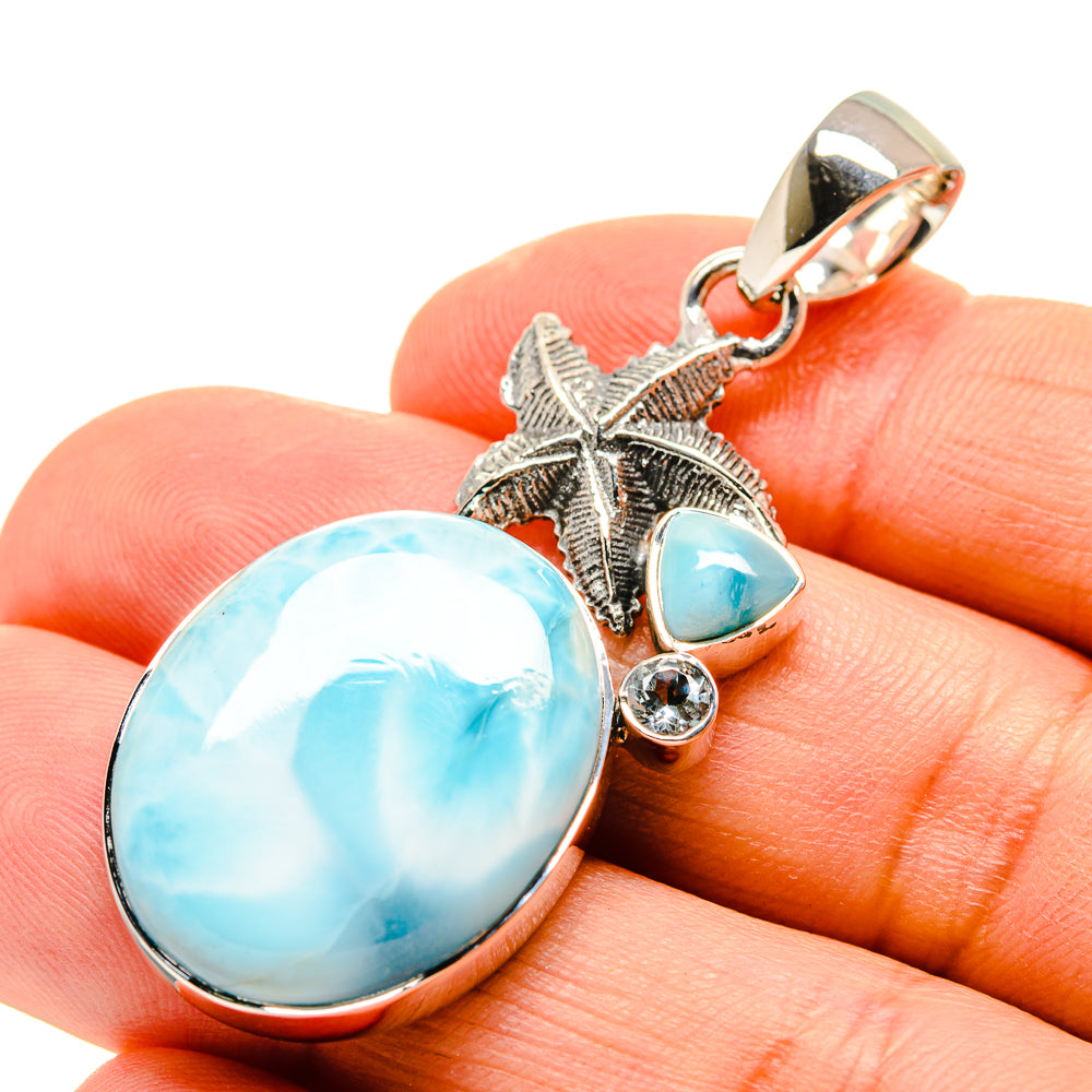 Larimar Pendants handcrafted by Ana Silver Co - PD755287