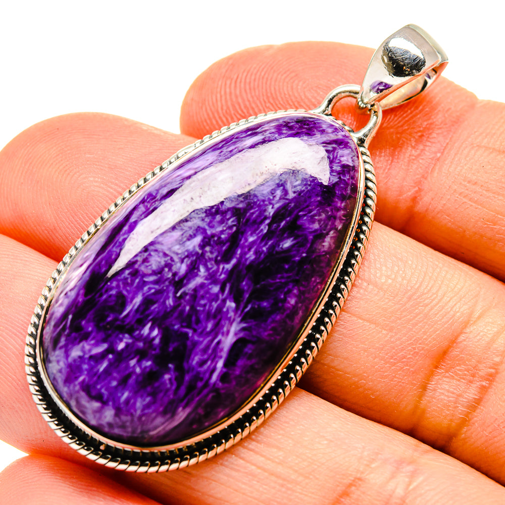 Charoite Pendants handcrafted by Ana Silver Co - PD755296
