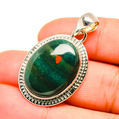 Bloodstone Pendants handcrafted by Ana Silver Co - PD7553