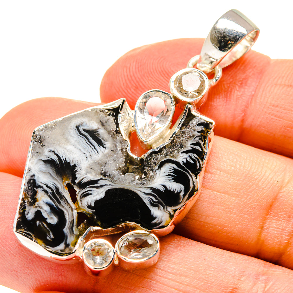 Occo Geode Slice Pendants handcrafted by Ana Silver Co - PD755300