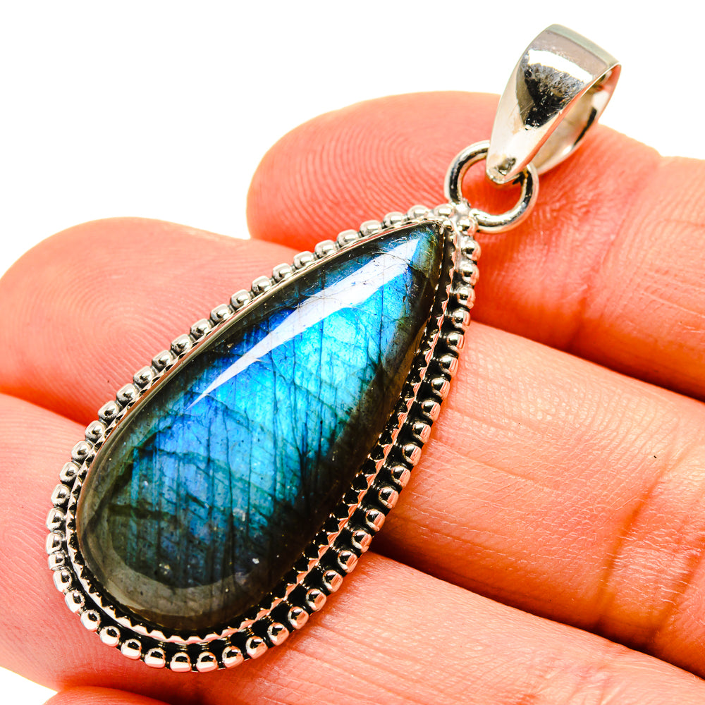 Labradorite Pendants handcrafted by Ana Silver Co - PD755302