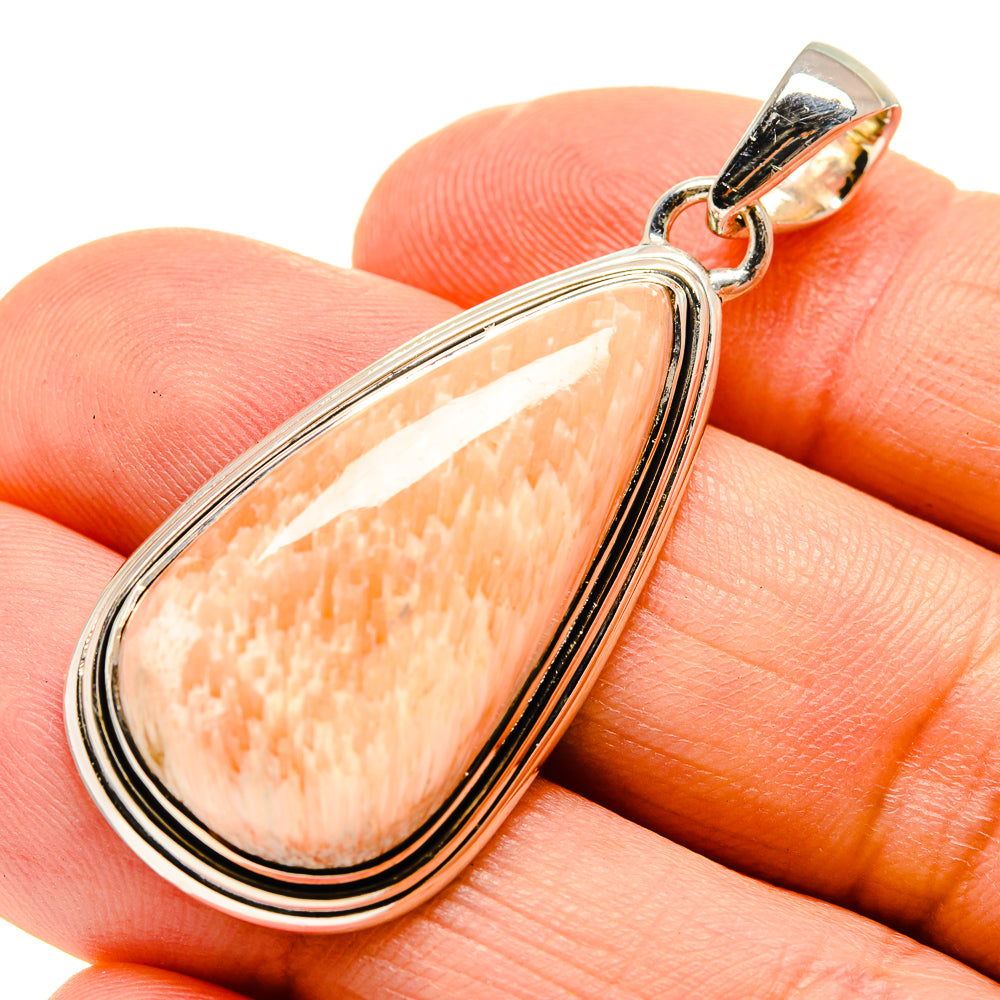 Scolecite Pendants handcrafted by Ana Silver Co - PD755307