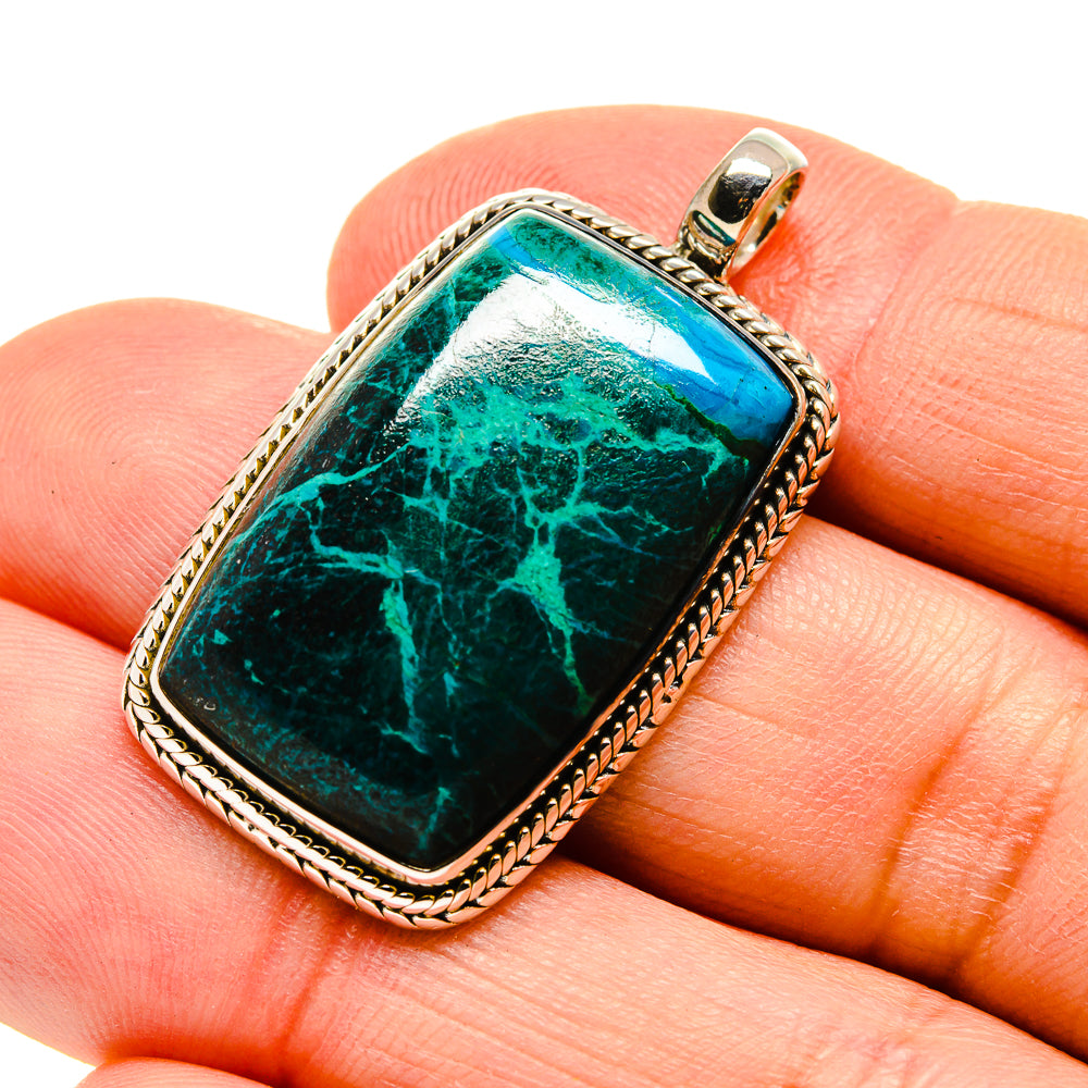 Chrysocolla Pendants handcrafted by Ana Silver Co - PD755315