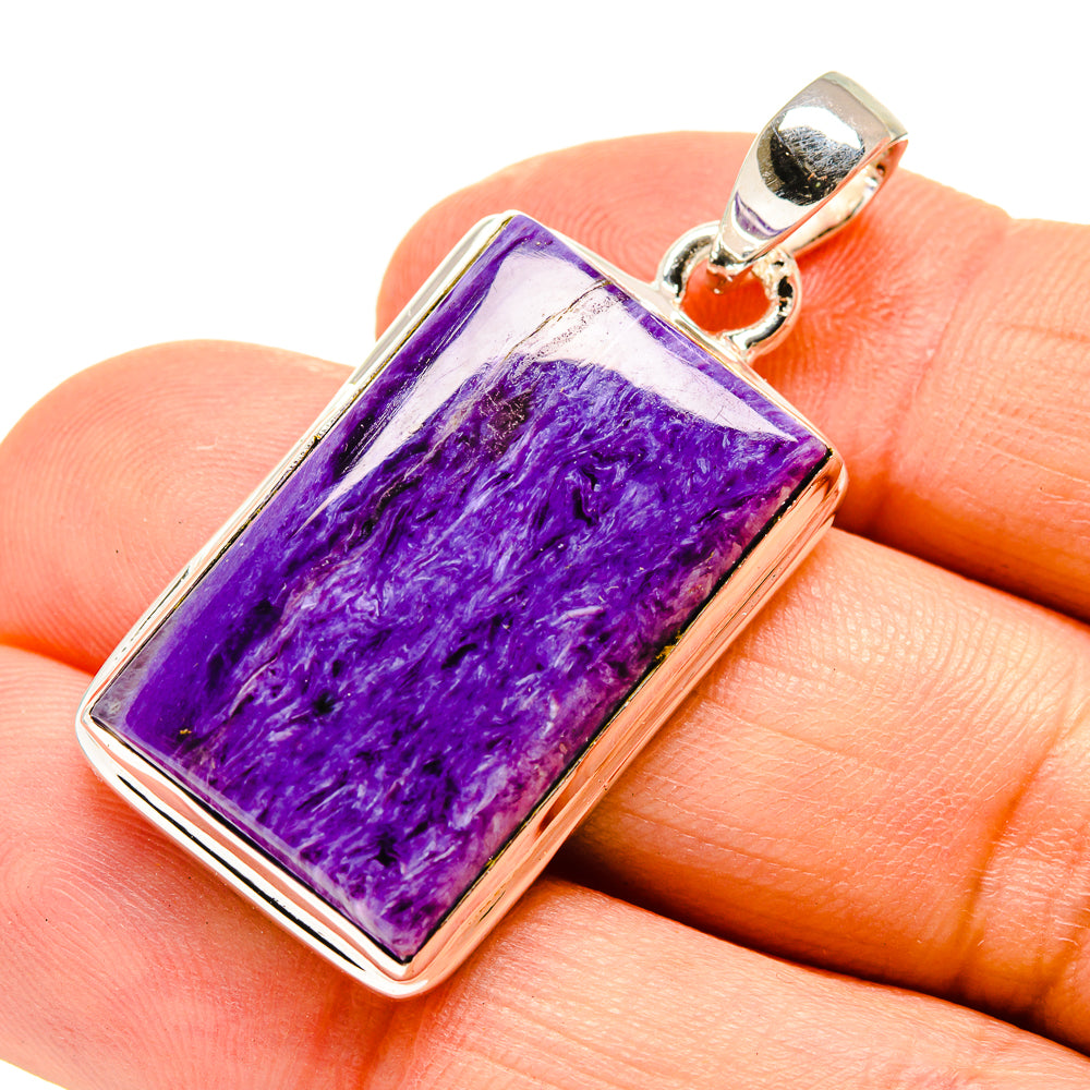 Charoite Pendants handcrafted by Ana Silver Co - PD755318