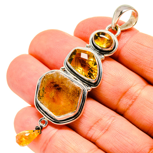 Citrine Pendants handcrafted by Ana Silver Co - PD755332