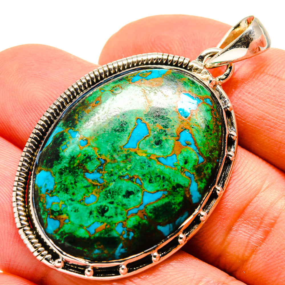 Chrysocolla Pendants handcrafted by Ana Silver Co - PD755337