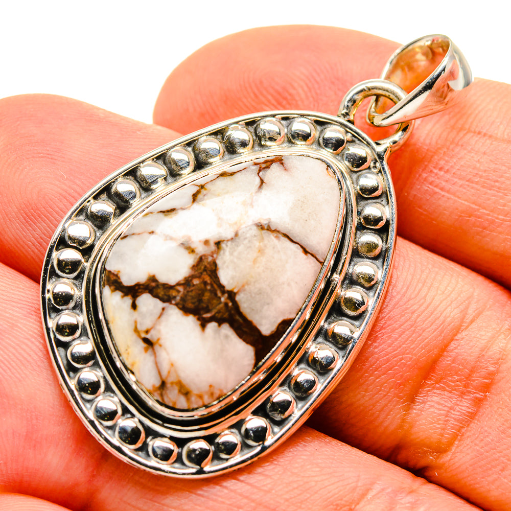 Peanut Wood Jasper Pendants handcrafted by Ana Silver Co - PD755343