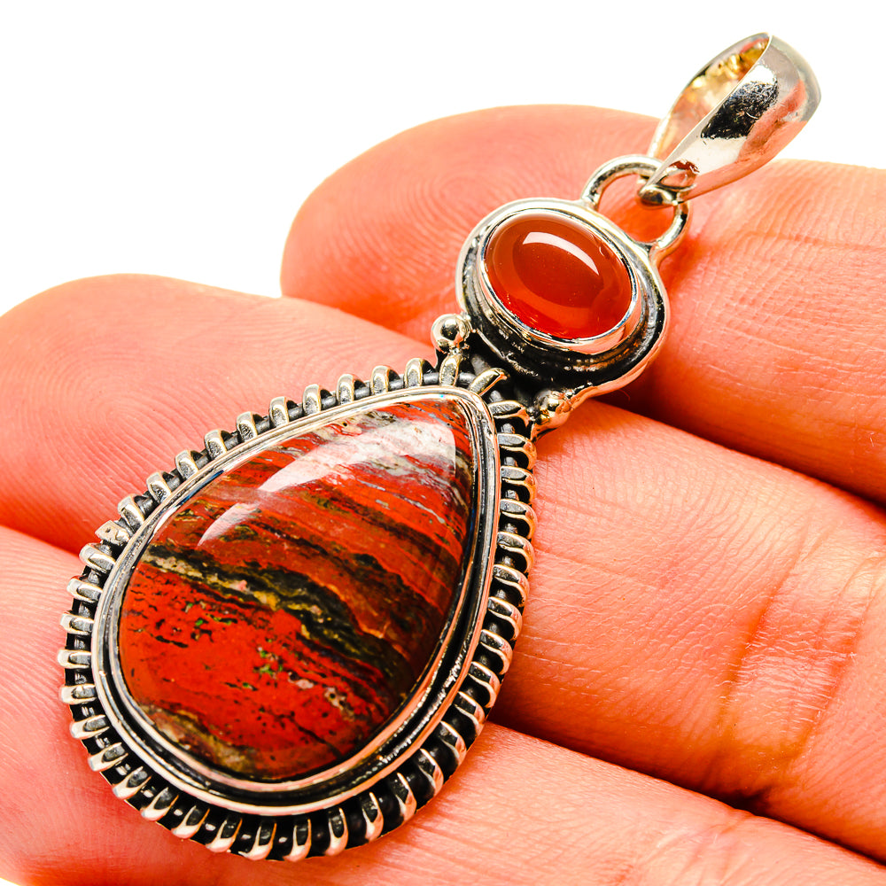 Red Jasper Pendants handcrafted by Ana Silver Co - PD755351