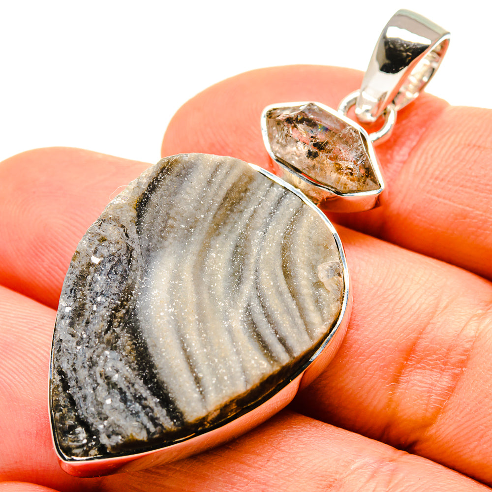 Desert Druzy Pendants handcrafted by Ana Silver Co - PD755352