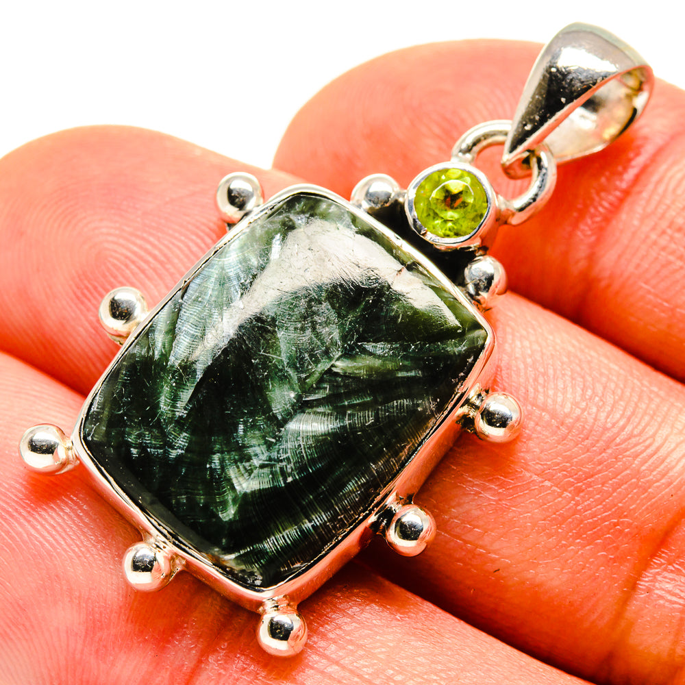 Seraphinite Pendants handcrafted by Ana Silver Co - PD755356