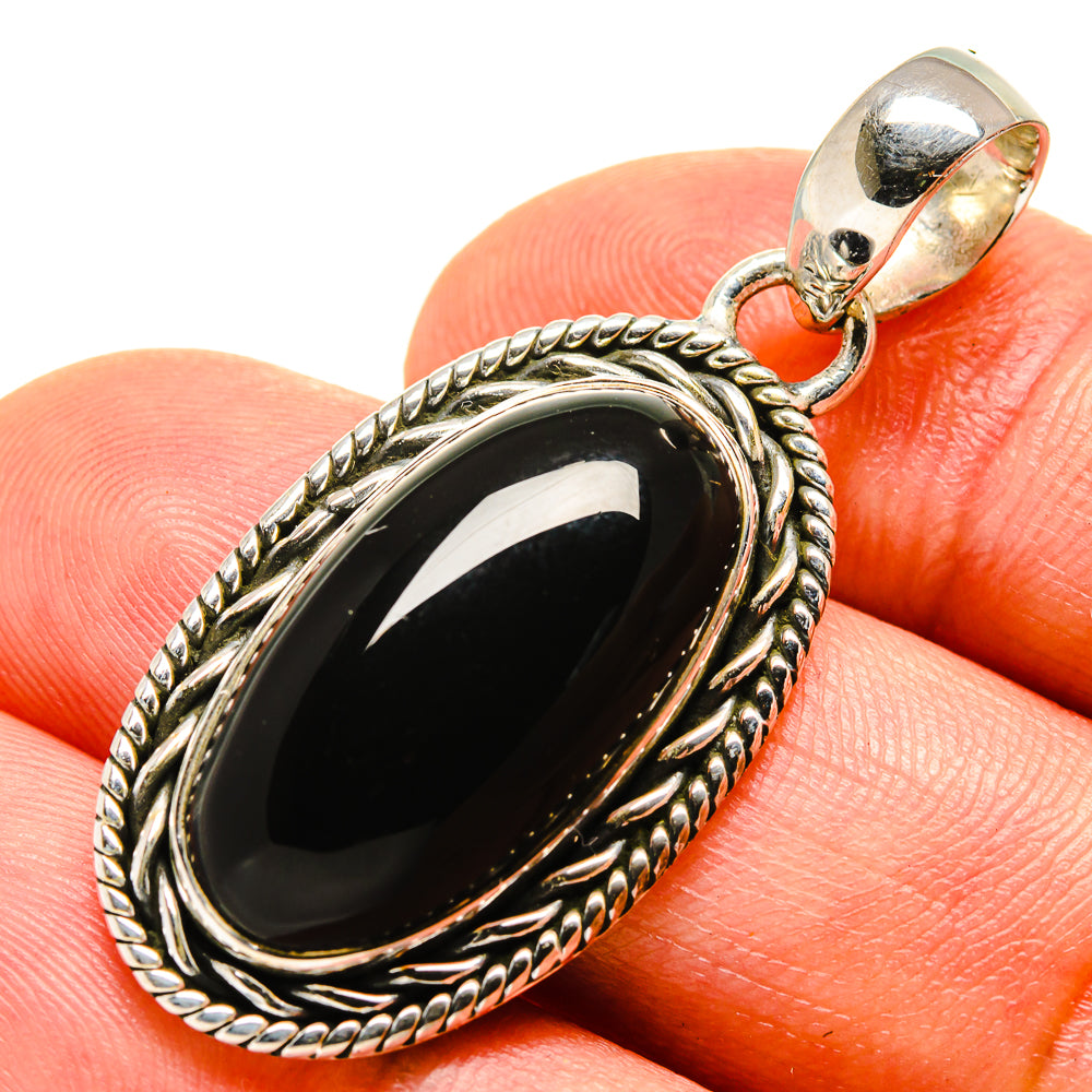 Black Onyx Pendants handcrafted by Ana Silver Co - PD755358