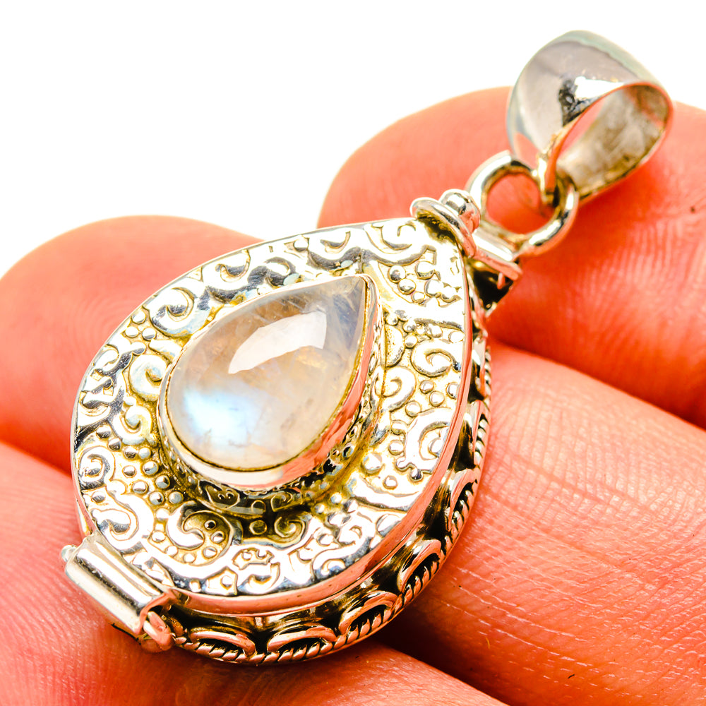 Rainbow Moonstone Pendants handcrafted by Ana Silver Co - PD755364