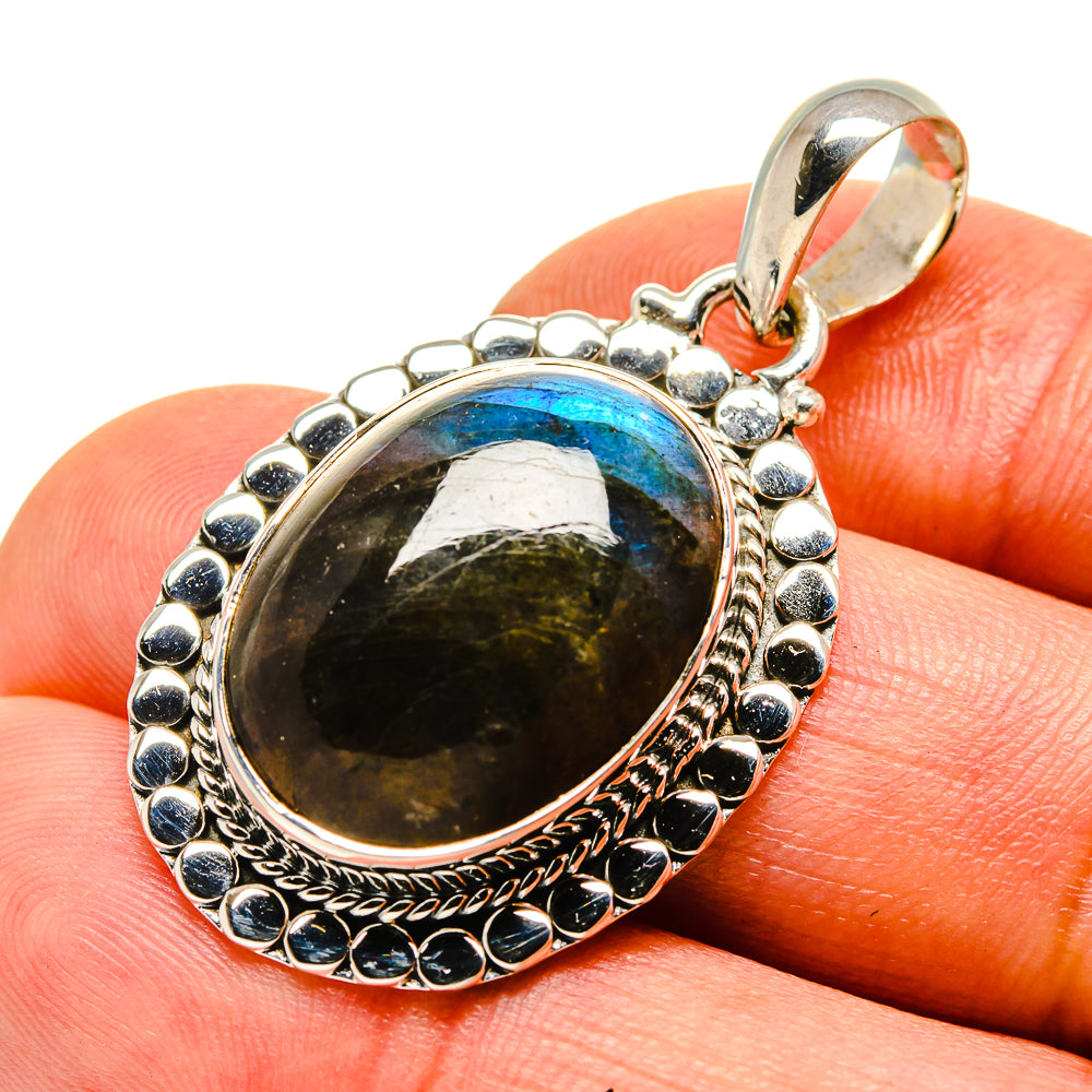 Labradorite Pendants handcrafted by Ana Silver Co - PD755374