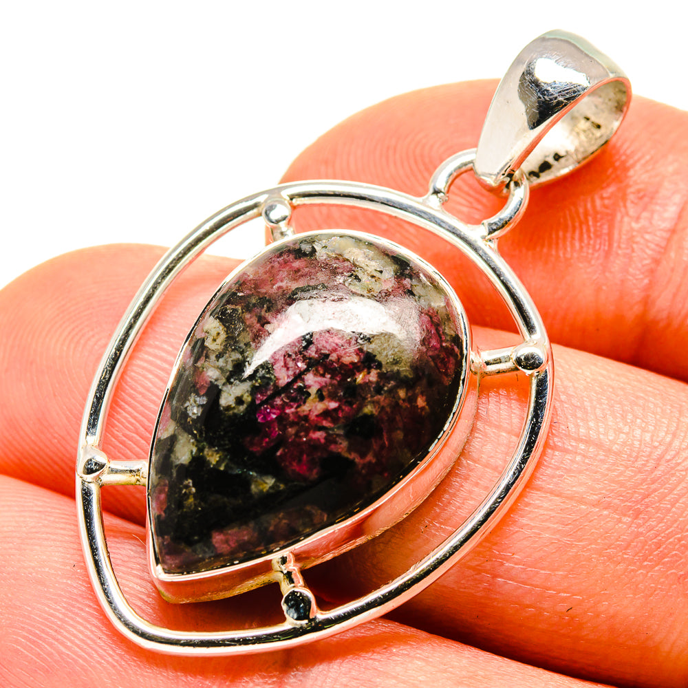 Russian Eudialyte Pendants handcrafted by Ana Silver Co - PD755375