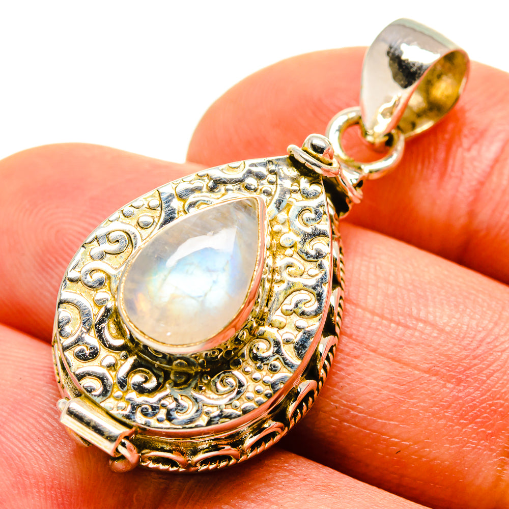 Rainbow Moonstone Pendants handcrafted by Ana Silver Co - PD755379