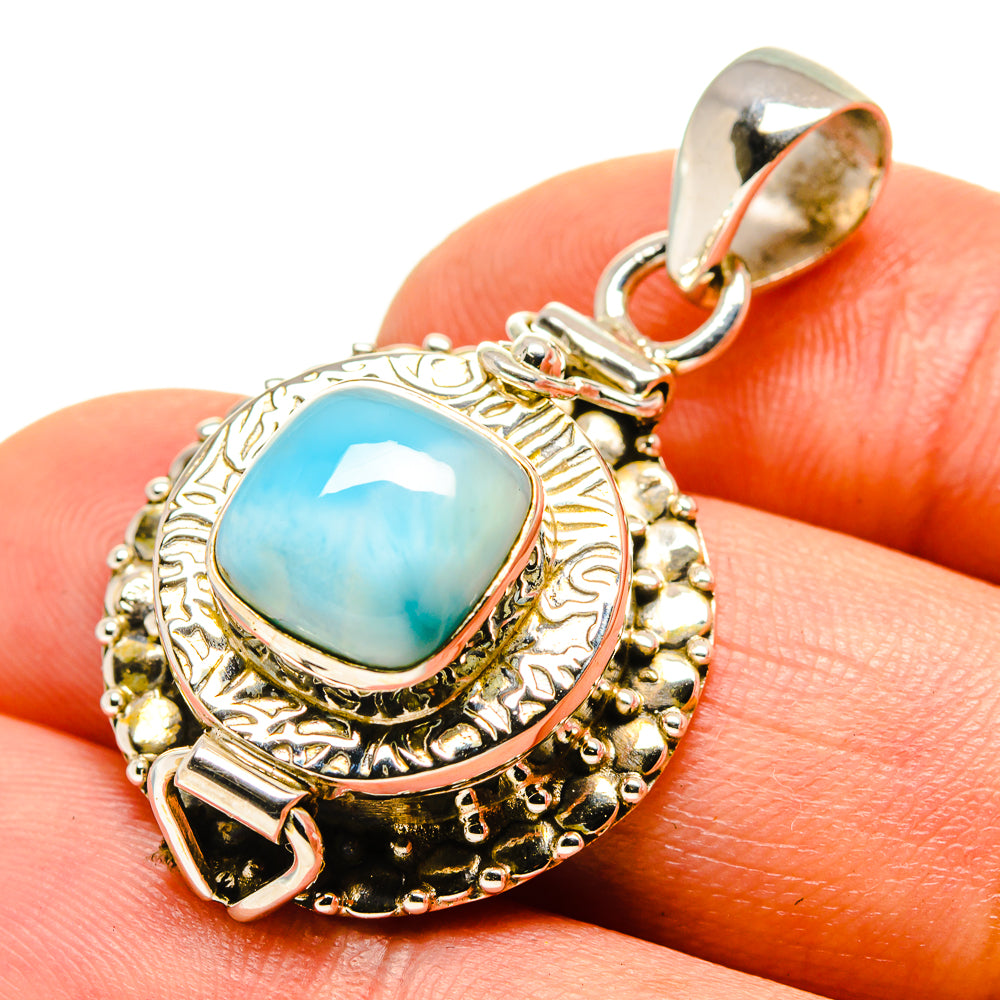 Larimar Pendants handcrafted by Ana Silver Co - PD755381