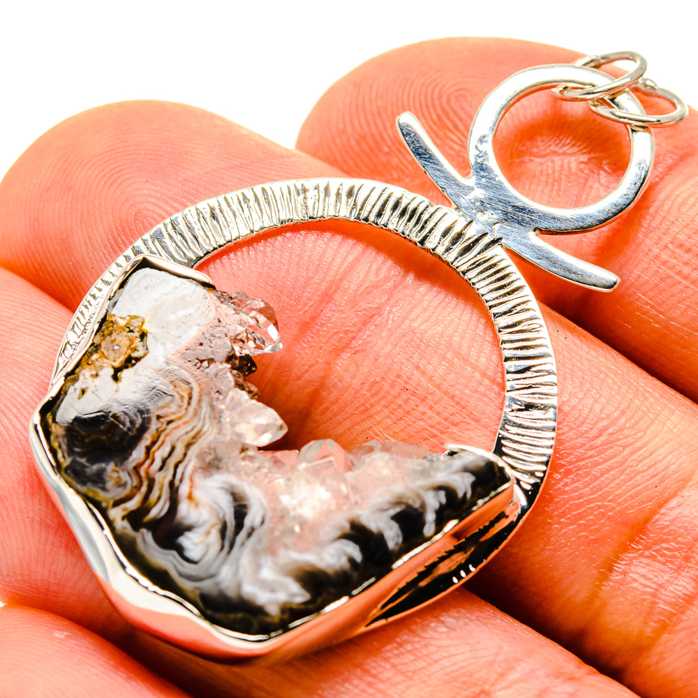 Occo Geode Slice Pendants handcrafted by Ana Silver Co - PD755411