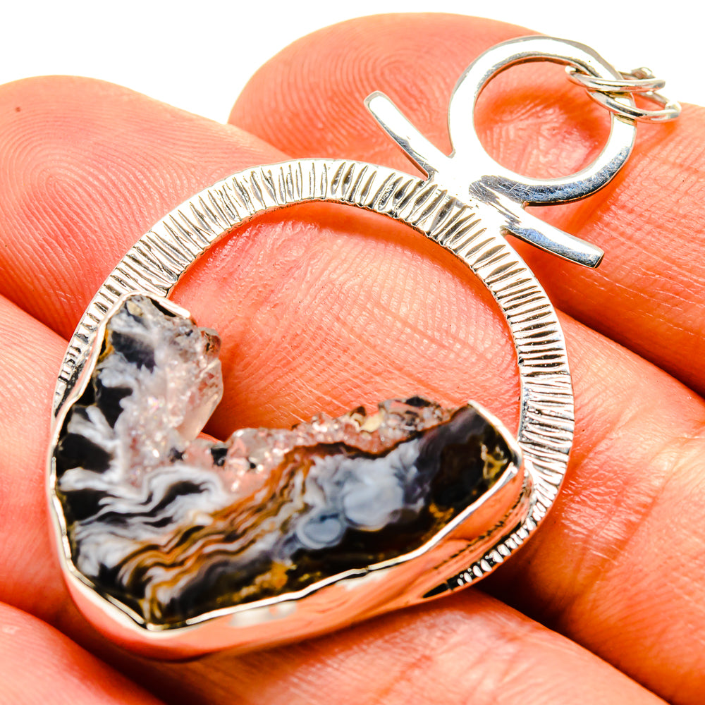 Occo Geode Slice Pendants handcrafted by Ana Silver Co - PD755412