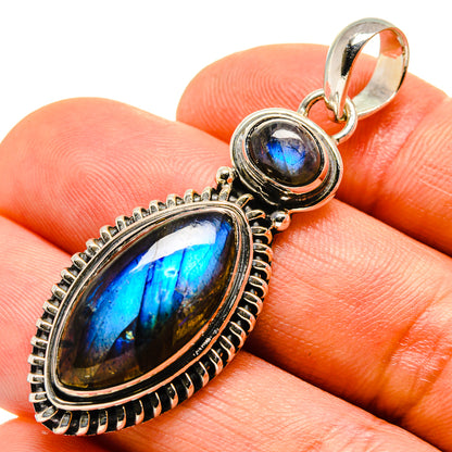 Labradorite Pendants handcrafted by Ana Silver Co - PD755418