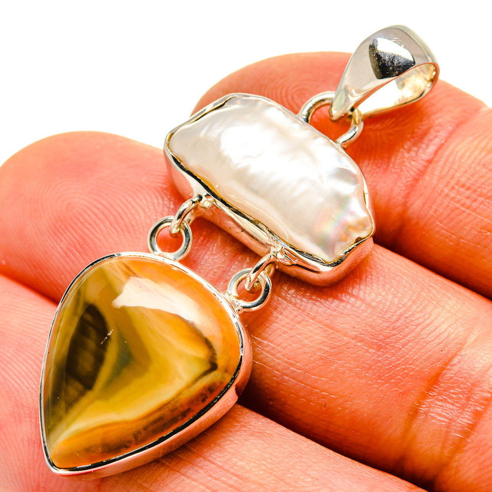 Willow Creek Jasper Pendants handcrafted by Ana Silver Co - PD755420
