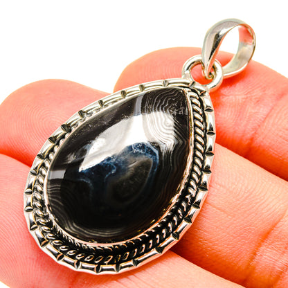 Psilomelane Pendants handcrafted by Ana Silver Co - PD755437