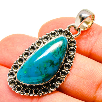 Chrysocolla Pendants handcrafted by Ana Silver Co - PD755453