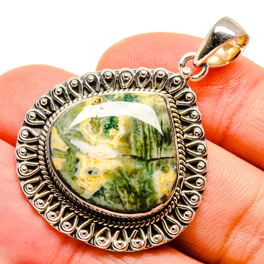 Ocean Jasper Pendants handcrafted by Ana Silver Co - PD755460