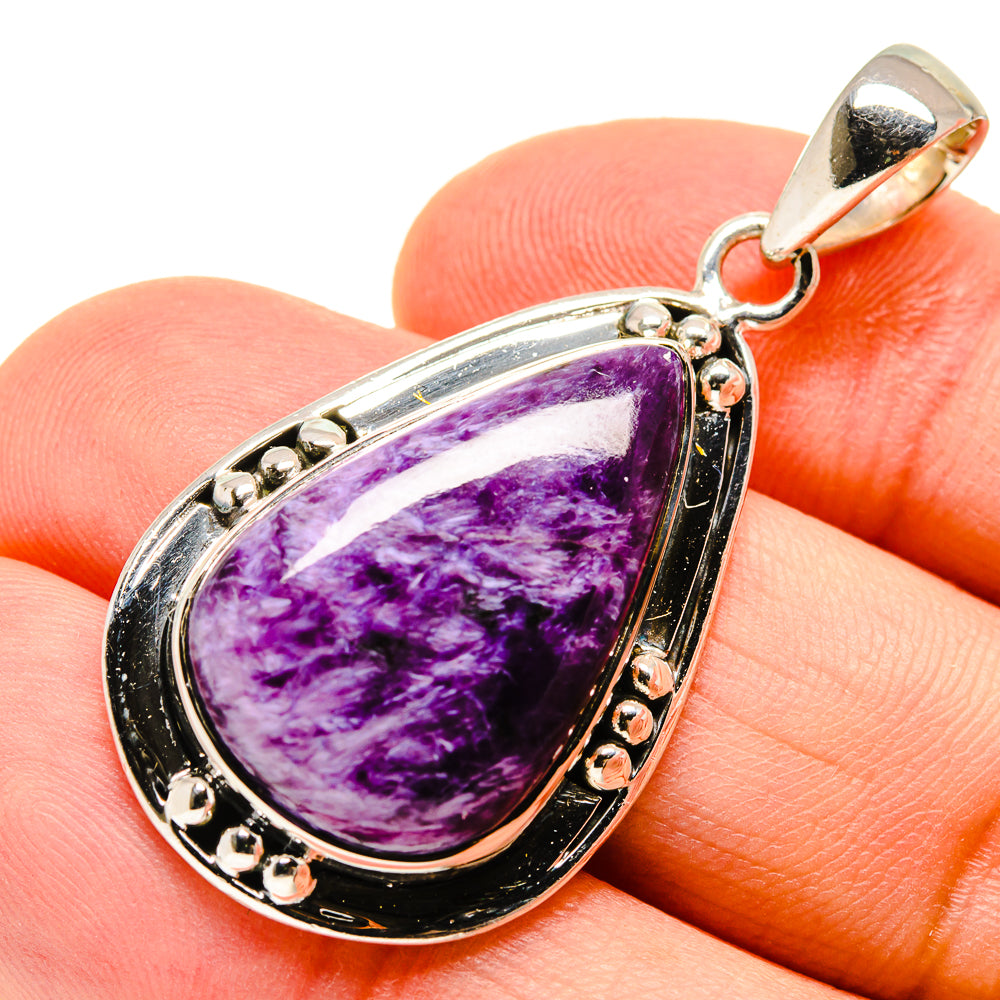 Charoite Pendants handcrafted by Ana Silver Co - PD755461