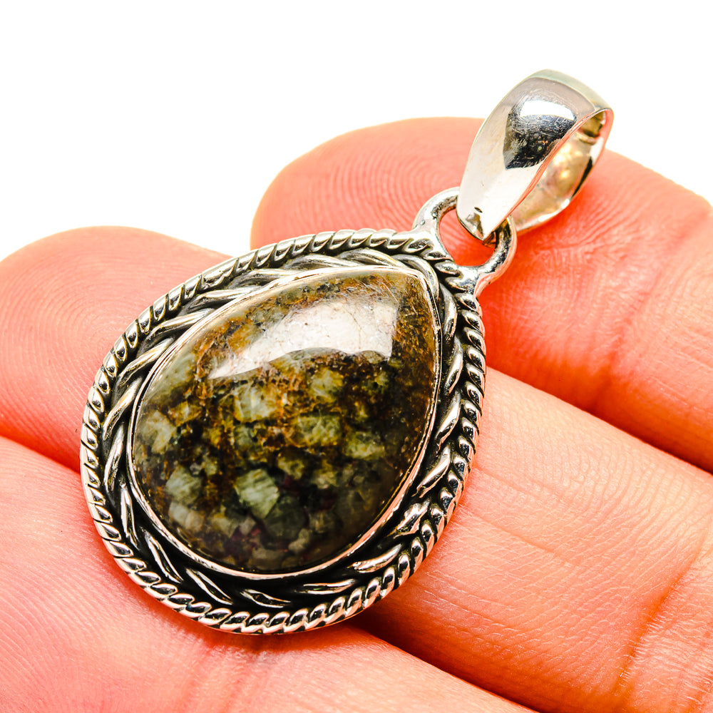 Seraphinite Pendants handcrafted by Ana Silver Co - PD755464